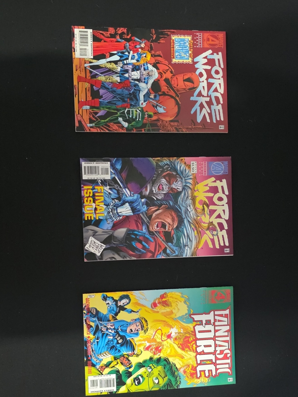 Force Works & Fantastic Force Comic Book Set Of 3
